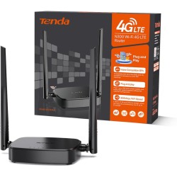 Tenda Routeur 4G, Box 4G WiFi, Routeur SIM LTE 150 Mbps, Modem 4G san Fil, 2.4GHz Wi-FI 300 Mbps, CAT4, 2 Antennes Externe, Fast