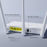 Tenda F3 Routeur WiFi N300, Routeur sans Fil jusqu'à 300 Mbps en 2,4 GHz, Point d'accès WiFi avec 3 * 5dBi Antennes, 3 Ports LAN