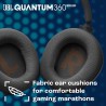 Jbl quantum 360 casque gaming circum-auriculaire sans fil, double connexion 2,4 ghz et bleutooth, autonomie 22 h, micro amovible
