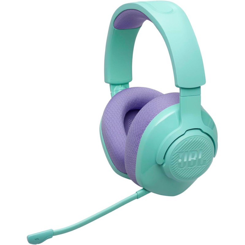 Jbl quantum 360 casque gaming circum-auriculaire sans fil, double connexion 2,4 ghz et bleutooth, autonomie 22 h, micro amovible