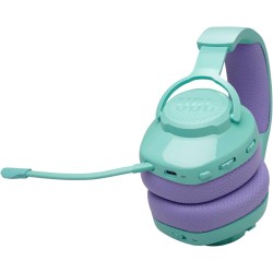 Jbl quantum 360 casque gaming circum-auriculaire sans fil, double connexion 2,4 ghz et bleutooth, autonomie 22 h, micro amovible