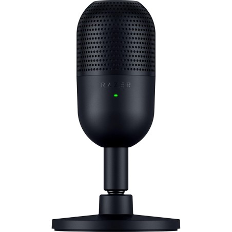 Razer Seiren V3 Mini - Microphone USB ultra-compact (microphone à condensateur 14 mm, directivité supercardioïde, détecteur de m