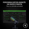 Razer Seiren V3 Chroma - Microphone USB RGB avec Tap-to-Mute (Un éclairage Qui réagit au Stream et au Jeu, Micro électrostatique