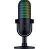 Razer Seiren V3 Chroma - Microphone USB RGB avec Tap-to-Mute (Un éclairage Qui réagit au Stream et au Jeu, Micro électrostatique