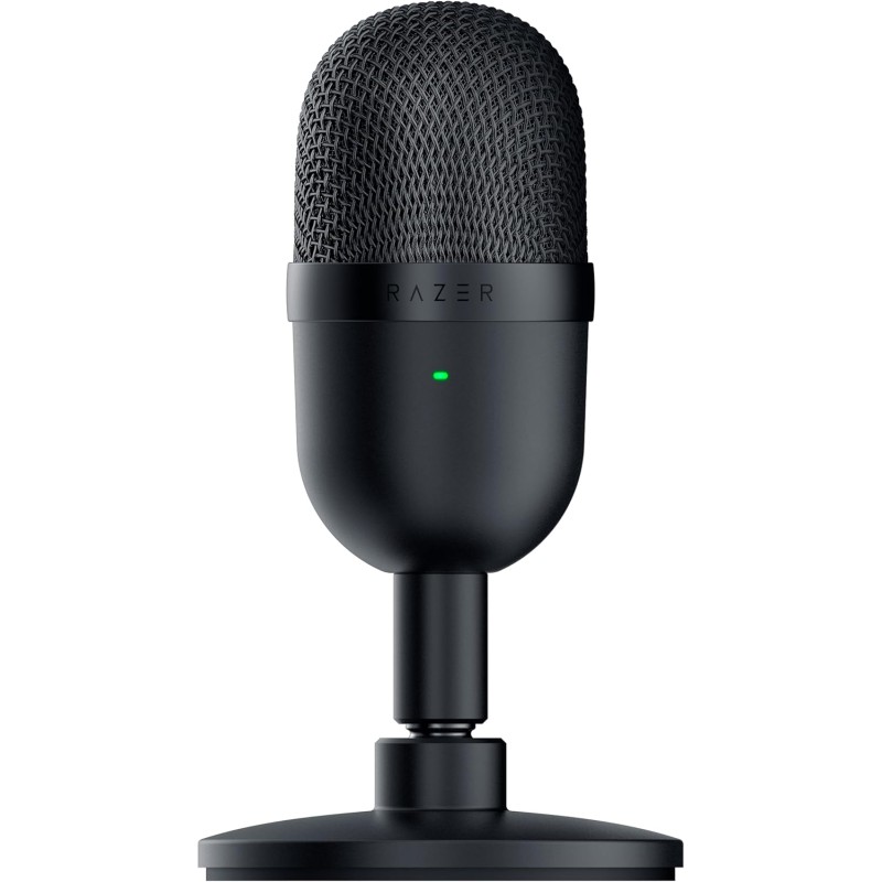 Razer Seiren Mini - Microphone à condensateur USB pour Le Streaming (Compact avec directivité supercardioïde, Support inclinable