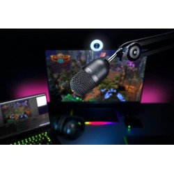 Razer Seiren Mini - Microphone à condensateur USB pour Le Streaming (Compact avec directivité supercardioïde, Support inclinable