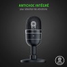 Razer Seiren Mini - Microphone à condensateur USB pour Le Streaming (Compact avec directivité supercardioïde, Support inclinable