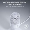 Razer Seiren V3 Mini - Microphone USB ultra-compact (microphone à condensateur 14 mm, directivité supercardioïde, détecteur de m