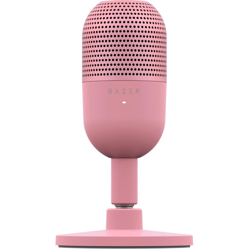 Razer Seiren V3 Mini - Microphone USB ultra-compact (microphone à condensateur 14 mm, directivité supercardioïde, détecteur de m