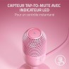 Razer Seiren V3 Mini - Microphone USB ultra-compact (microphone à condensateur 14 mm, directivité supercardioïde, détecteur de m