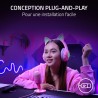 Razer Seiren V3 Mini - Microphone USB ultra-compact (microphone à condensateur 14 mm, directivité supercardioïde, détecteur de m