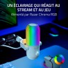 Razer Seiren V3 Chroma - Microphone USB RGB - Microphone à condensateur supercardioïde avec Tap-to-Mute (éclairage réactif, limi