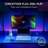 Razer Seiren V3 Chroma - Microphone USB RGB - Microphone à condensateur supercardioïde avec Tap-to-Mute (éclairage réactif, limi