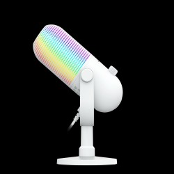Razer Seiren V3 Chroma - Microphone USB RGB - Microphone à condensateur supercardioïde avec Tap-to-Mute (éclairage réactif, limi