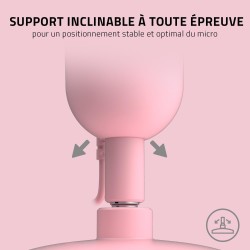 Razer Seiren Mini - Microphone à Condensateur USB pour Le Streaming (Compact avec Diagramme Polaire Supercardioïde, Support Incl