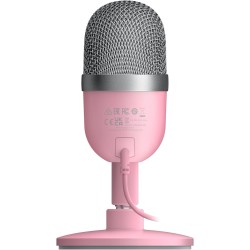Razer Seiren Mini - Microphone à Condensateur USB pour Le Streaming (Compact avec Diagramme Polaire Supercardioïde, Support Incl