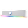 Trust Gaming GXTrust 1619W Rhox Barre de Son Éclairée RGB, Enceintes Stéréo 2.0 Éclairage LED, 12W, Alimentation USB, Câble AUX 
