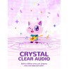 iClever Casque Audio Enfant, d'oreilles de Chat avec Éclairage LED, Volume Limité 85dba, Son Stéréo, Casque d'Écoute pour Enfant