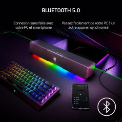 Razer leviathan v2 x - barre de son de gaming pour pc (avec haut-parleurs large bande, format bureau compact, alimentation et tr