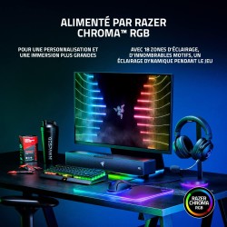 Razer leviathan v2 - barre de son avec caisson de basses (pour le gaming, haut-parleurs multiples, son thx spatial audio, bleuto