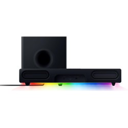 Razer leviathan v2 - barre de son avec caisson de basses (pour le gaming, haut-parleurs multiples, son thx spatial audio, bleuto