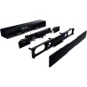 Razer leviathan v2 - barre de son avec caisson de basses (pour le gaming, haut-parleurs multiples, son thx spatial audio, bleuto