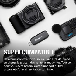 Elgato Cam Link 4K – carte d’acquisition externe pour caméra, streaming et enregistrement sur reflex ou caméscope en 1080p60 ou 