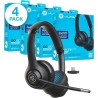 Jlab go work casque sans fil de 2e génération avec microphone – plus de 55 heures de lecture bleutooth ou usb-c dongle pc, conne