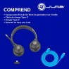Jlab go work casque sans fil de 2e génération avec microphone – plus de 55 heures de lecture bleutooth ou usb-c dongle pc, conne