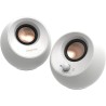 Creative pebble v3 enceintes de bureau 2.0 avec connectivité usb type c, amélioration clear dialog, bleutooth 5.0, 8 w rms, puis
