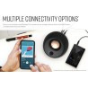 Creative pebble v3 enceintes de bureau 2.0 avec connectivité usb type c, amélioration clear dialog, bleutooth 5.0, 8 w rms, puis