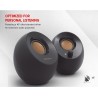 Creative Labs Pebble 4.4W Noir haut-parleur - (2.0 canaux, Avec fil, 3,5 mm, 4,4 W, 100 - 17000 Hz, Noir)