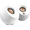 Creative Labs Pebble 4.4W Noir haut-parleur - Hauts-parleurs (2.0 canaux, Avec fil, 3,5 mm, 4,4 W, 100 - 17000 Hz, Blanc)
