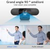 eMeet Webcam 1080P- Webcam C960 Full HD avec Double Microphone, Paramètres réglables, Grand Angle 90 ° avec Correction Automatiq