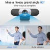 eMeet Webcam 1080P- Webcam C960 Full HD avec Double Microphone, Paramètres réglables, Grand Angle 90 ° avec Correction Automatiq