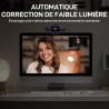 eMeet HD Webcam - C960 Kit 1080P Webcam avec Cache-Objectif & Double Microphone, Caméra 90 ° Streaming avec Correction Automatiq