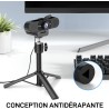 eMeet HD Webcam - C960 Kit 1080P Webcam avec Cache-Objectif & Double Microphone, Caméra 90 ° Streaming avec Correction Automatiq
