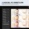 eMeet Webcam C960 2K, Webcam QHD avec Cache d'objectif et Double Microphone, autofocus TOF, caméra de Streaming 76° avec Correct