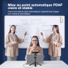 eMeet Webcam C960 4K Kit, Webcam Ultra HD avec Capuchon d'objectif et Deux Microphones, Mise au Point Automatique PDAF, Caméra d