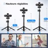 eMeet Webcam C960 4K Kit, Webcam Ultra HD avec Capuchon d'objectif et Deux Microphones, Mise au Point Automatique PDAF, Caméra d