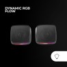 Mars Gaming MS-Pro, Enceintes Compactes 10W, Éclairage RGB Flow Dynamique, Enceinte PC avec Boîtier Contrôle et Entrée Jack 3.5m