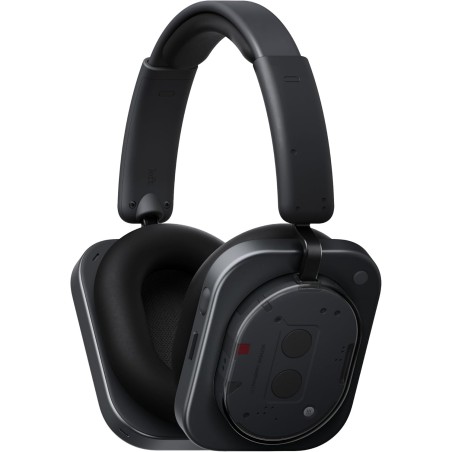 Nothing Headphone (1) Kabellose Over-Ear Kopfhörer mit ANC, bis zu 80h Akkulaufzeit, Hi-Res, Raumklang, wasserfest – Schwarz