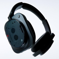 Nothing Headphone (1) Kabellose Over-Ear Kopfhörer mit ANC, bis zu 80h Akkulaufzeit, Hi-Res, Raumklang, wasserfest – Schwarz