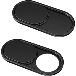 CloudValley Métal Cache Camera Ordinateur, 2-Pièces 0.6 mm Ultra-Mince Webcam Cover for MacBook Pro* Air, iPad, Portatil, Mac, L