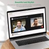 CloudValley Métal Cache Camera Ordinateur, 2-Pièces 0.6 mm Ultra-Mince Webcam Cover for MacBook Pro* Air, iPad, Portatil, Mac, L