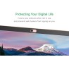 CloudValley Cache Webcam, 0.6mm Ultra-Mince métal, Cache Camera pour Ordinateur Portable, MacBook Pro/Air, Mac, PC, iPad, Tablet