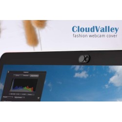 CloudValley Cache Camera, 0.6 mm Ultra-Mince Durable Métal Cache Webcam pour Ordinateur Pc Portable, 13/15 inch MacBook Air/Pro*