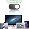 CloudValley Cache Camera, 0.6 mm Ultra-Mince Durable Métal Cache Webcam pour Ordinateur Pc Portable, 13/15 inch MacBook Air/Pro*