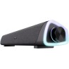 Trust Liro Barre de Son PC 12W, Enceinte PC Stéréo avec Éclairage LED RGB, Connexion Audio 3.5mm, Alimentation USB, Haut Parleur