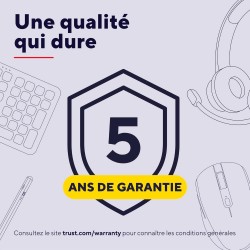 Trust Orada Enceinte PC USB 2.0 12W (6W RMS), Enceintes avec Jack AUX 3.5 mm, Connexion au Casque, Façade en Tissu, Haut Parleur